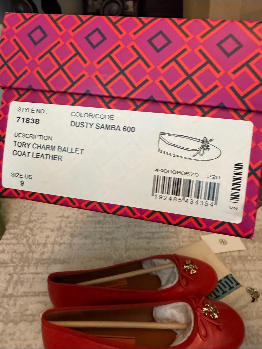 Tory Burch Charm Ballet Flats - Picture 6 of 14